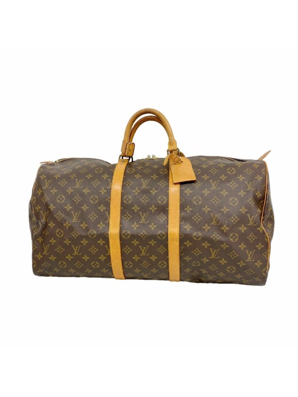 Louis Vuitton Boston Bag Monogram Keepall 55 Brown